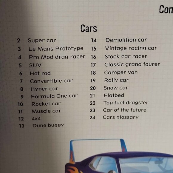 Usborne Big Book of Cars and Trucks Stickers NEW - Picture 5 of 10